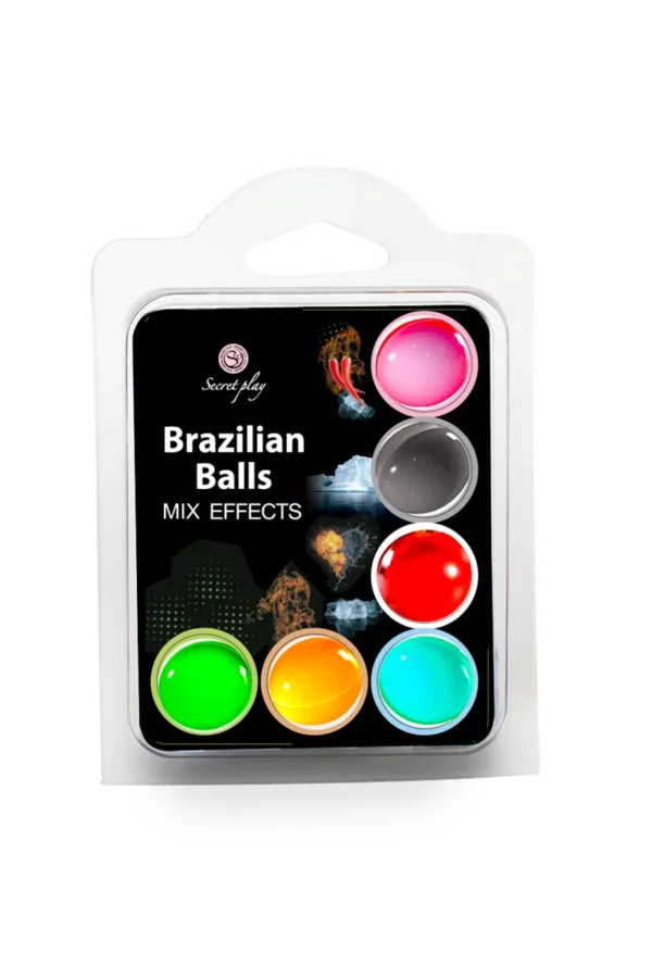6 Brazilian balls avec effets différents - 94edenstreet.com - sexshop en ligne