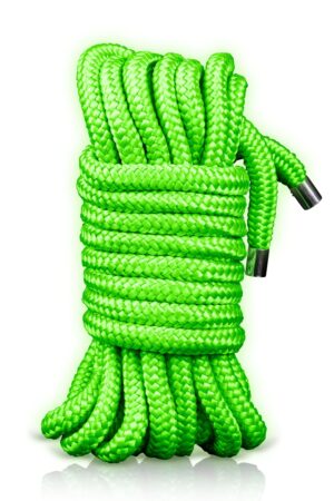 Corde de bondage phosphorescente 5m – Ouch - 94edenstreet.com - sexshop en ligne