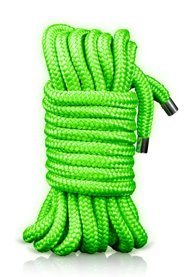 Corde de bondage phosphorescente 5m – Ouch - 94edenstreet.com - sexshop en ligne