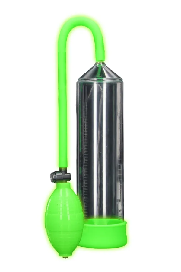 Pompe à pénis classique phosphorescente – Ouch - 94edenstreet.com - sexshop en ligne