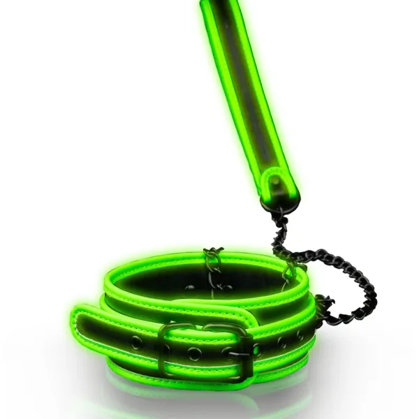 Collier et laisse phosphorescents – Ouch