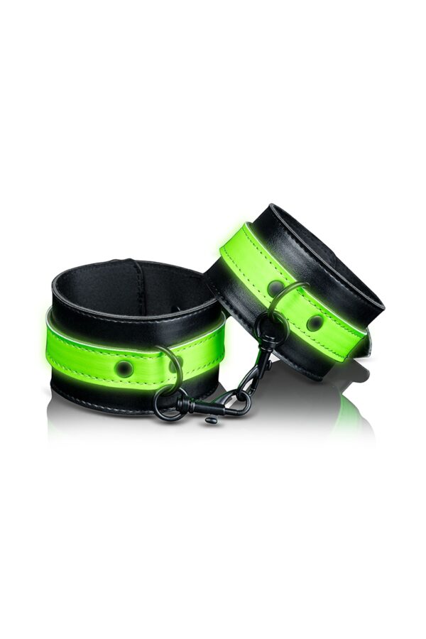 Menottes chevilles phosphorescentes – Ouch - 94edenstreet.com - sexshop en ligne