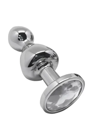 Plug bijou Lollypop transparent L – Wooomy - 94edenstreet.com - sexshop en ligne