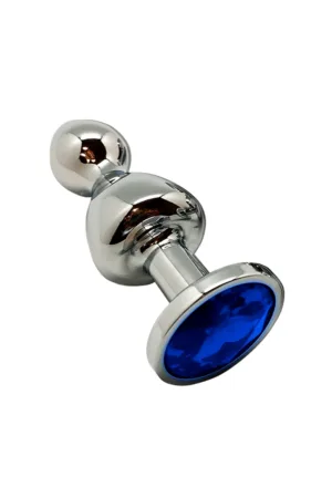 Plug bijou Lollypop bleu S – Wooomy - 94edenstreet.com - sexshop en ligne