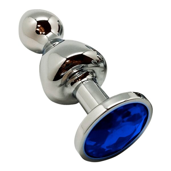 Plug bijou Lollypop bleu M – Wooomy