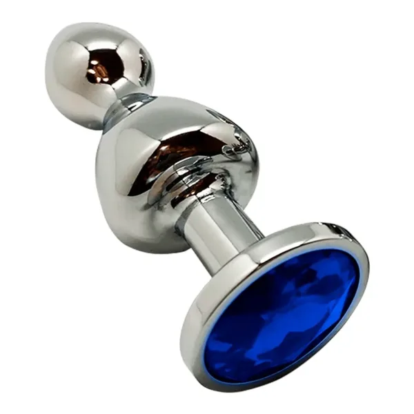 Plug bijou Lollypop bleu M – Wooomy