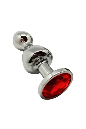 Plug bijou Lollypop rouge S – Wooomy - 94edenstreet.com - sexshop en ligne