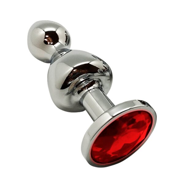 Plug bijou Lollypop rouge S – Wooomy
