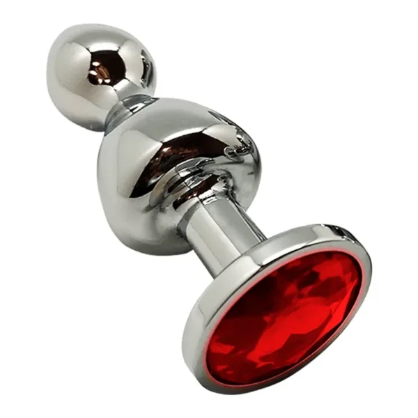 Plug bijou Lollypop rouge M – Wooomy