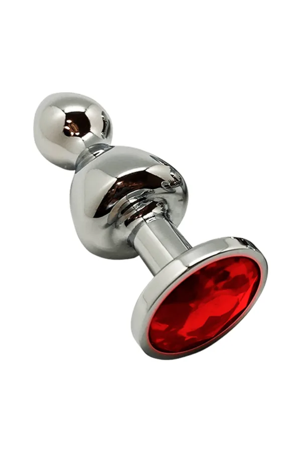 Plug bijou Lollypop rouge M – Wooomy - 94edenstreet.com - sexshop en ligne