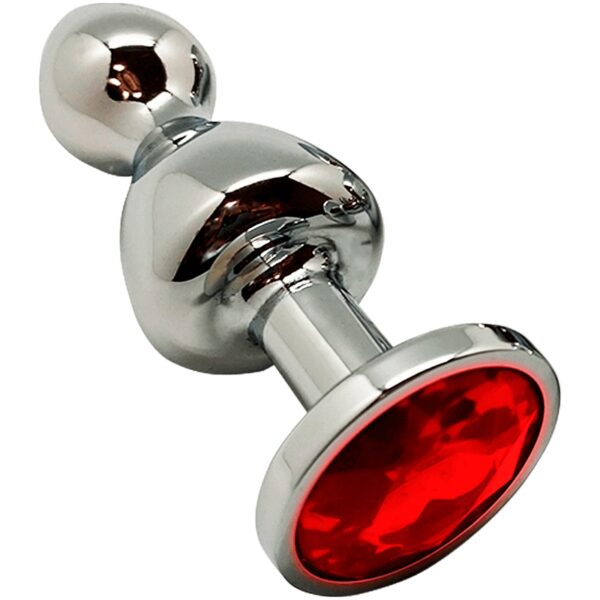 Plug bijou Lollypop rouge L – Wooomy