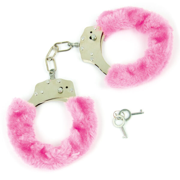 Menottes fourrure rose – Litolu