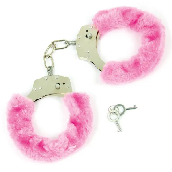 Menottes fourrure rose – Litolu