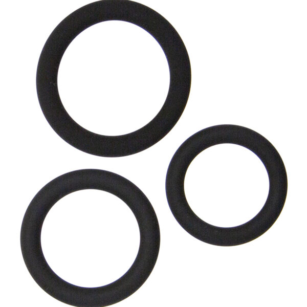 Set 3 cockrings silicone – Litolu