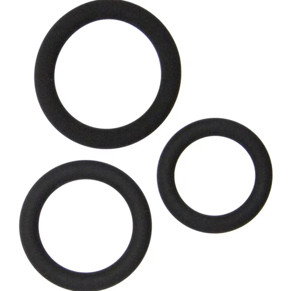 Set 3 cockrings silicone – Litolu