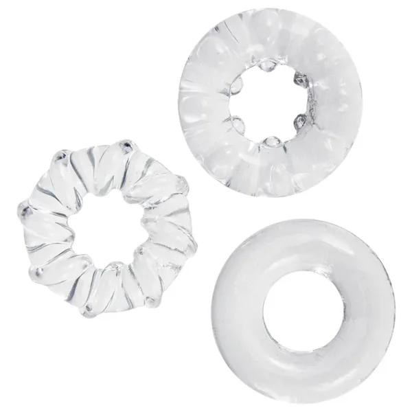 3 cockrings transparents – Litolu