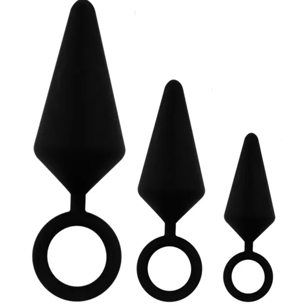 kit d’entrainement anal 3 plugs – Litolu