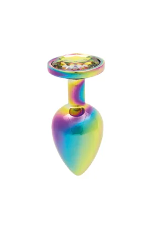 Plug bijou arc-en-ciel M – Litolu - 94edenstreet.com - sexshop en ligne