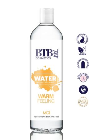 Lubrifiant chauffant base eau 250 ml - BTB