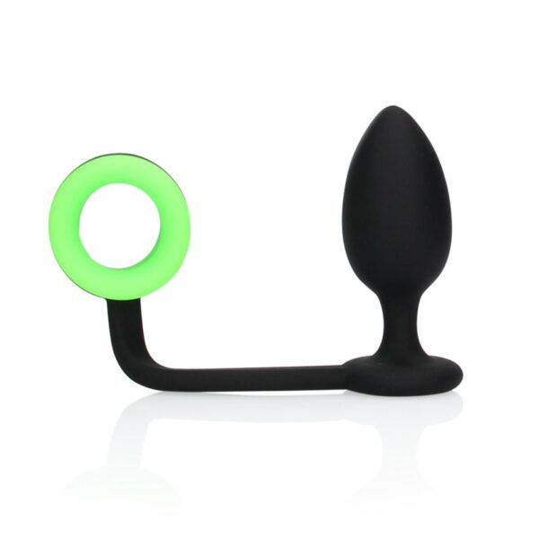 Plug avec cockring phosphorescent – Ouch