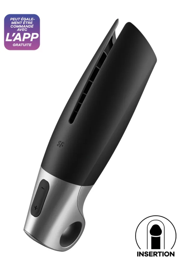 Masturbateur Power Masturbator Connecté – Satisfyer - 94edenstreet.com - sexshop en ligne
