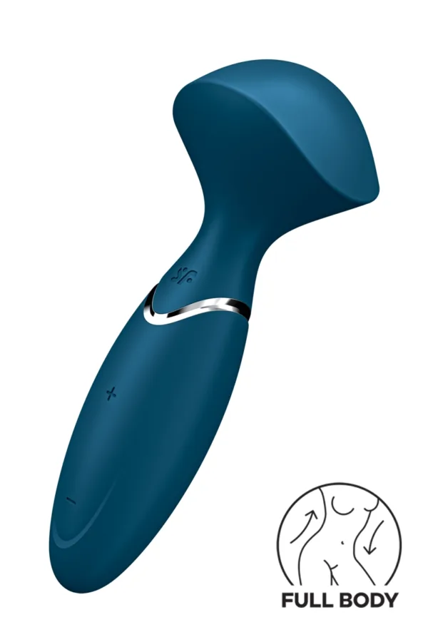 Mini Wand-er bleu – Satisfyer - 94edenstreet.com - sexshop en ligne