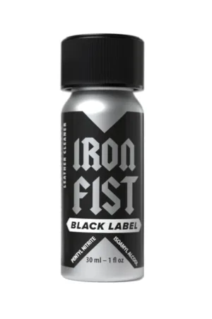 Poppers Iron Fist Black Label 30ml - 94edenstreet.com - sexshop en ligne