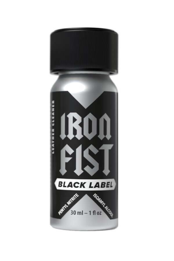 Poppers Iron Fist Black Label 30ml - 94edenstreet.com - sexshop en ligne