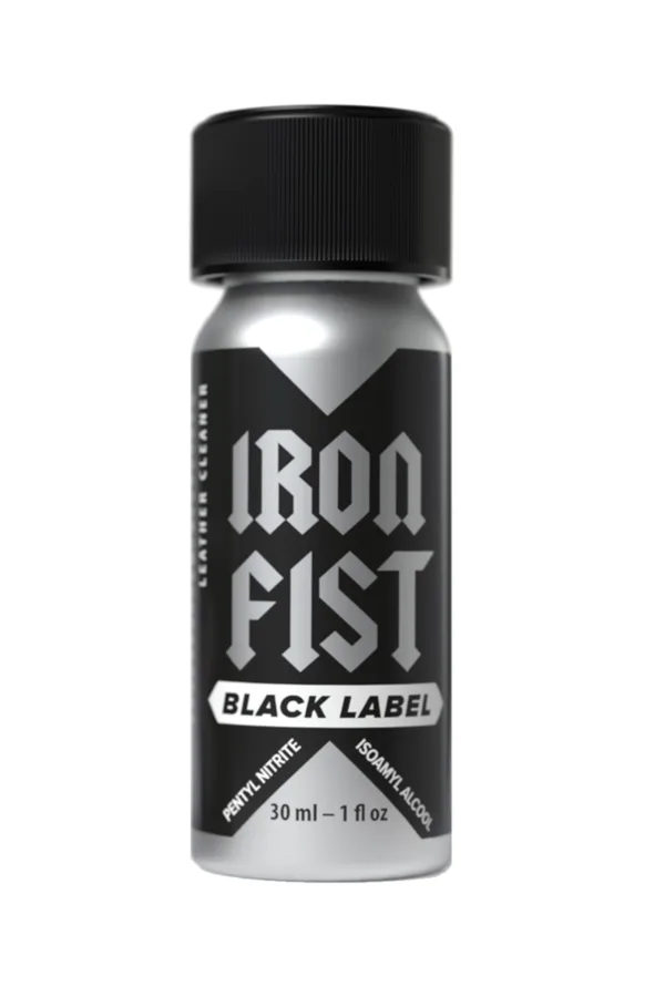 Poppers Iron Fist Black Label 30ml - 94edenstreet.com - sexshop en ligne