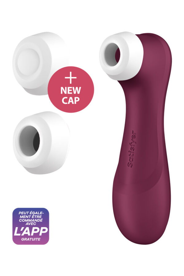 Stimulateur Pro 2 Generation 3 connecté bordeaux - 94edenstreet.com - sexshop en ligne