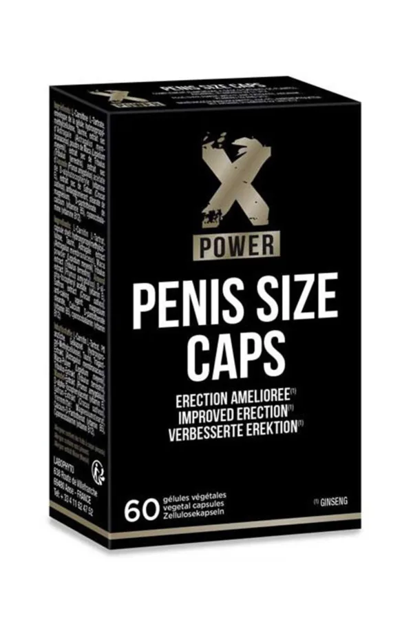 Penis Size Caps (60 gélules) - 94edenstreet.com - sexshop en ligne