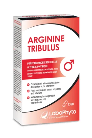 Booster de libido Arginine Tribulus (60 gélules) - 94edenstreet.com - sexshop en ligne