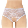 Culotte ouverte blanche Amanda – Fashion Secret - 94edenstreet.com - sexshop en ligne