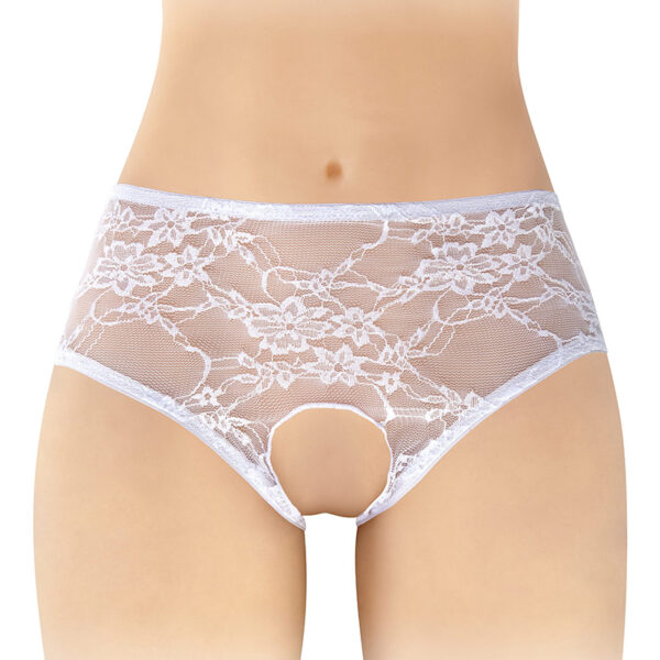 Culotte ouverte blanche Amanda – Fashion Secret