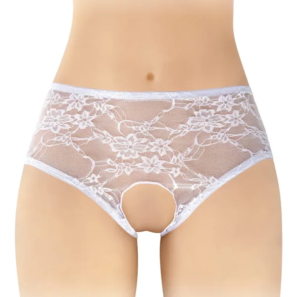 Culotte ouverte blanche Amanda – Fashion Secret