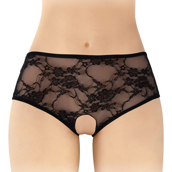 Culotte ouverte noire Amanda – Fashion Secret