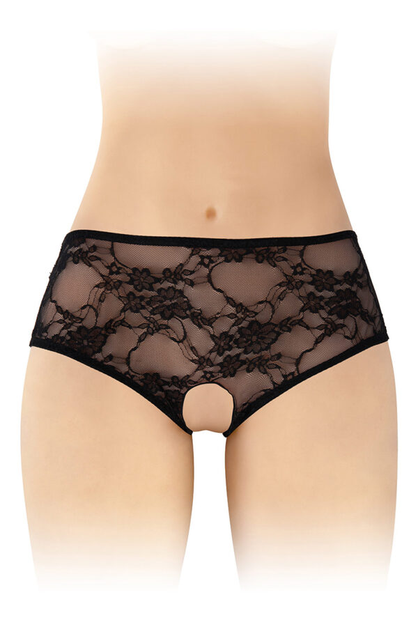 Culotte ouverte noire Amanda – Fashion Secret - 94edenstreet.com - sexshop en ligne