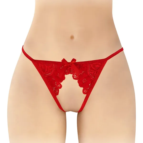 String ficelle ouvert Sandra rouge – Fashion Secret