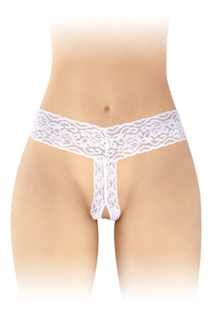 String ouvert Anita blanc – Fashion Secret - 94edenstreet.com - sexshop en ligne