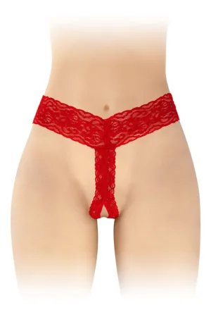 String ouvert Anita rouge – Fashion Secret - 94edenstreet.com - sexshop en ligne