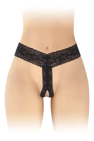String ouvert Anita noir – Fashion Secret - 94edenstreet.com - sexshop en ligne