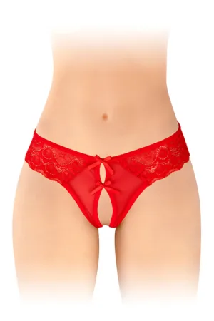 String ouvert Alicia rouge – Fashion Secret - 94edenstreet.com - sexshop en ligne