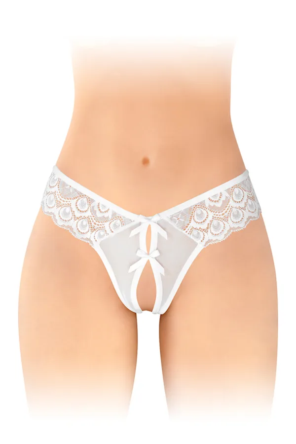 String ouvert Alicia blanc – Fashion Secret - 94edenstreet.com - sexshop en ligne