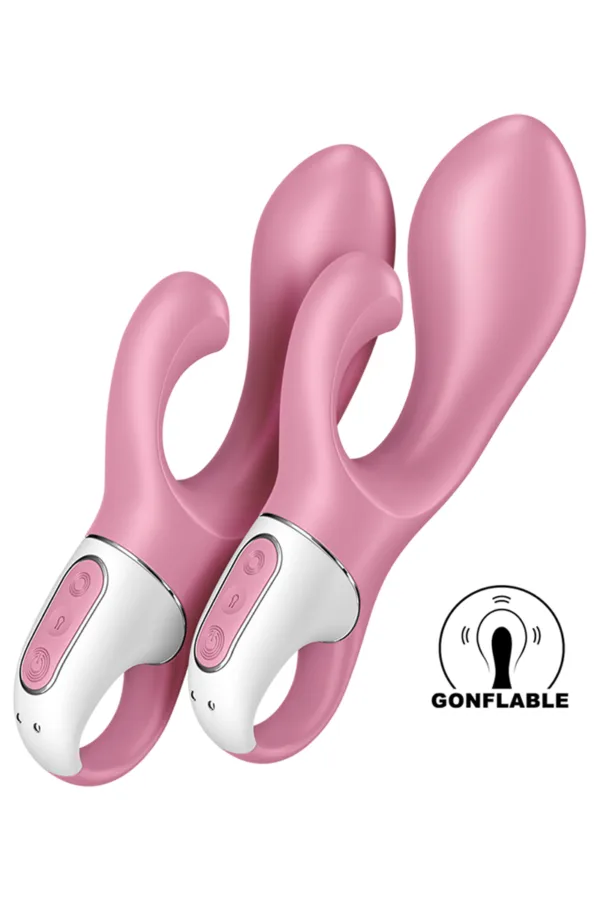 Vibro gonflable Satisfyer Air Pump Bunny 2 - 94edenstreet.com - sexshop en ligne