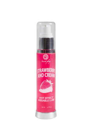 Lubrifiant chauffant gout fraise chantilly – Secret Play - 94edenstreet.com - sexshop en ligne