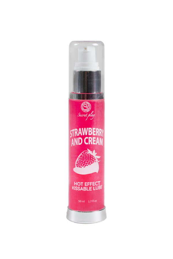 Lubrifiant chauffant gout fraise chantilly – Secret Play - 94edenstreet.com - sexshop en ligne