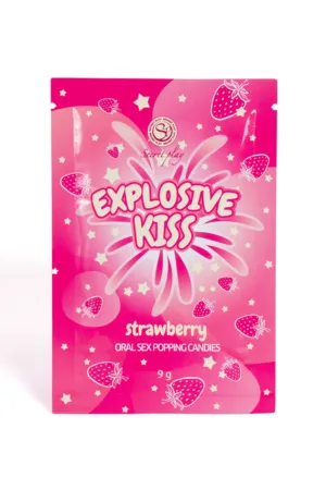 Bonbons pétillants fraise – secret Play - 94edenstreet.com - sexshop en ligne