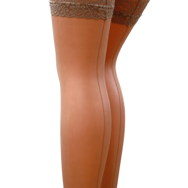 Bas couture ST022 beige 17 deniers – Passion