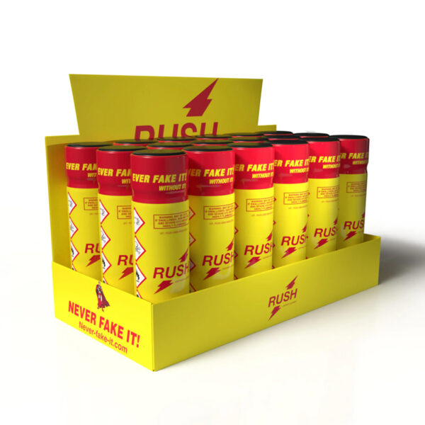 Box 18 poppers Rush Original 24ml