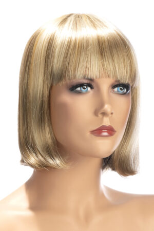 Perruque Sophie blonde avec mèches - 94edenstreet.com - sexshop en ligne